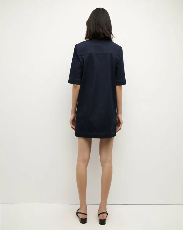 Koulis Denim Dress Midnight Wash Women Veronica Beard Dresses Koulis Denim Dress Midnight Wash Women Veronica Beard Dresses