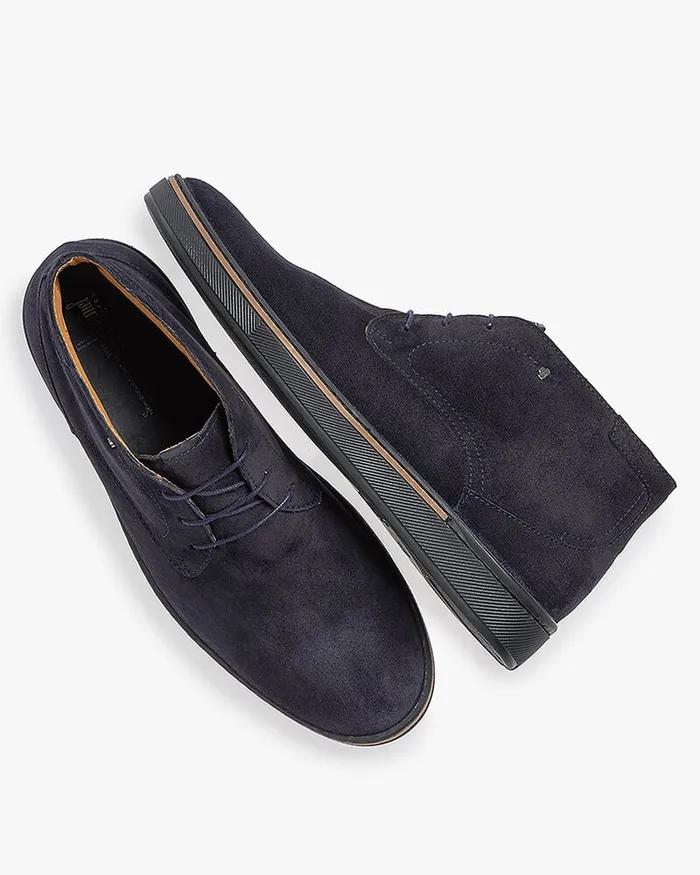 Lace Shoes Men Floris Van Bommel Bora 0501 Suede