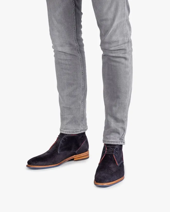 Lace Shoes Men Floris Van Bommel De Loper 0609 Suede