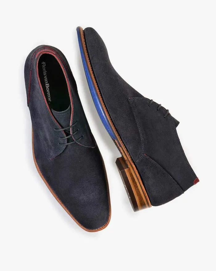 Lace Shoes Men Floris Van Bommel De Loper 0609 Suede