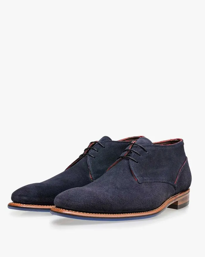 Lace Shoes Men Floris Van Bommel De Loper 0609 Suede