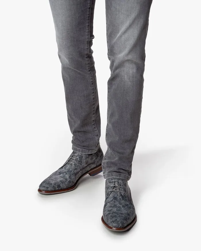 Lace Shoes Men Floris Van Bommel De Netter 1700 Printedleather