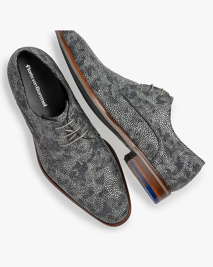 Lace Shoes Men Floris Van Bommel De Netter 1700 Printedleather