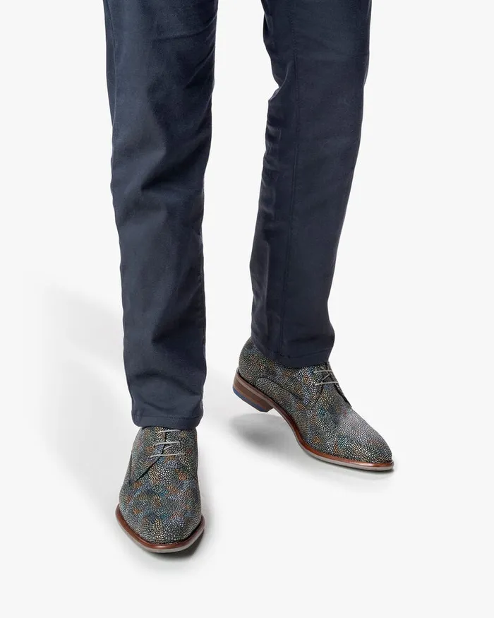 Lace Shoes Men Floris Van Bommel De Netter 1701 Printedleather