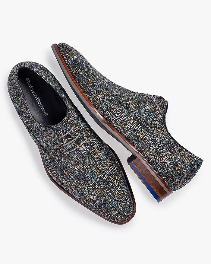 Lace Shoes Men Floris Van Bommel De Netter 1701 Printedleather