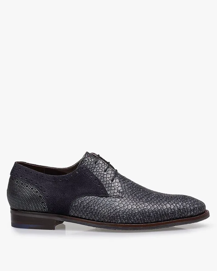 Lace Shoes Men Floris Van Bommel De Stapper 3904 Printedleather