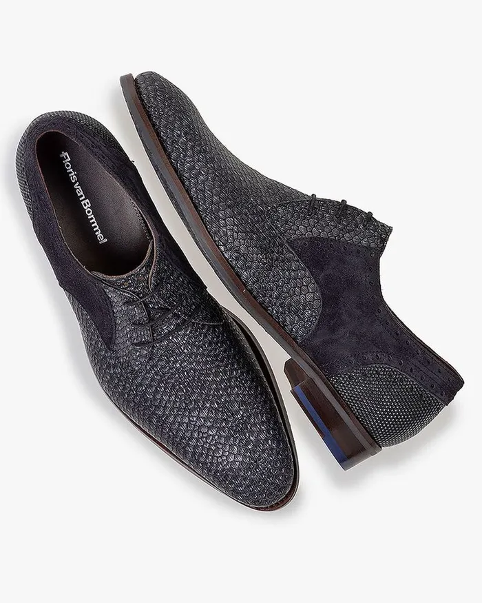Lace Shoes Men Floris Van Bommel De Stapper 3904 Printedleather