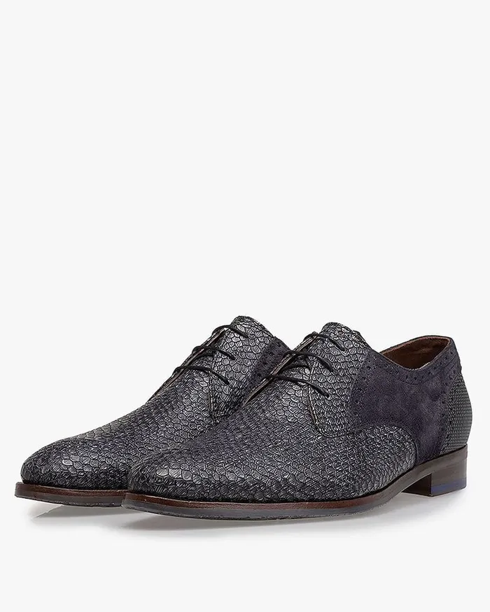 Lace Shoes Men Floris Van Bommel De Stapper 3904 Printedleather