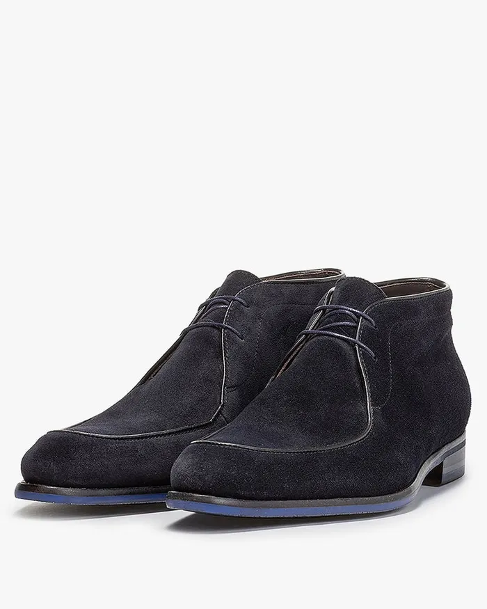 Lace Shoes Men Floris Van Bommel De Stapper 5201 Suede