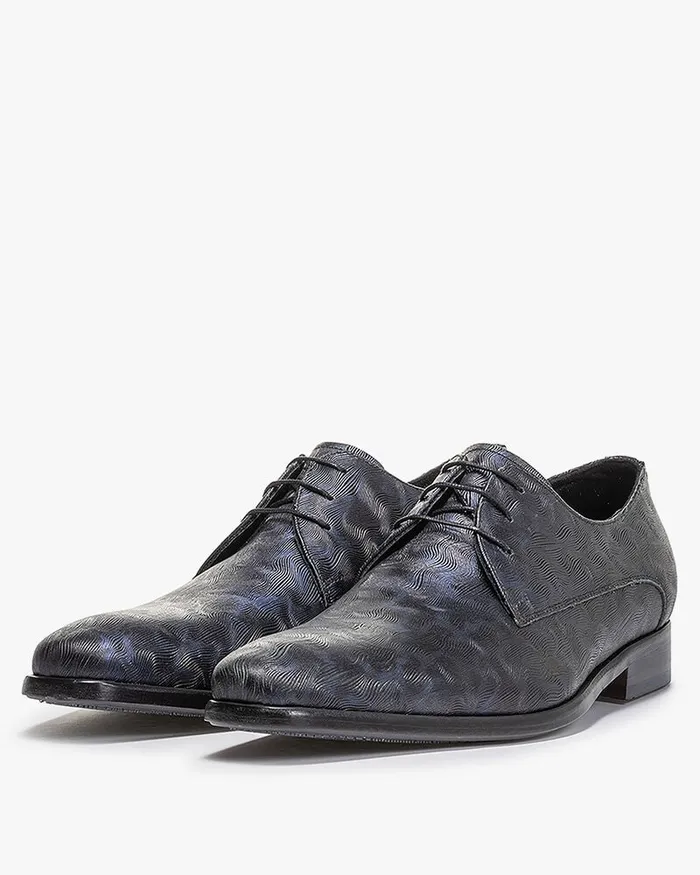 Lace Shoes Men Floris Van Bommel De Stijler 3305 Metallicprint