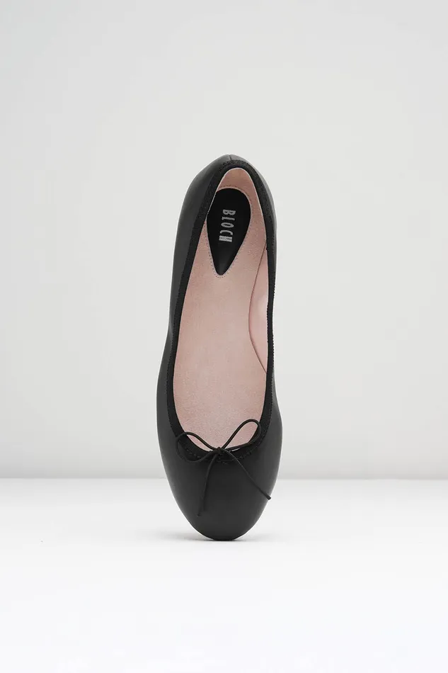 Ladies Arpina Ballet Flats Black Ballet Flats Bloch Adult