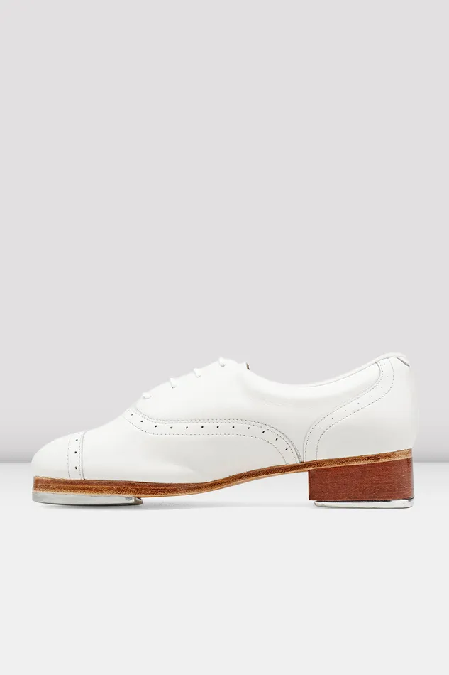 Ladies Jason Samuels Smith Tap Shoes White Leather Tap Bloch Adult