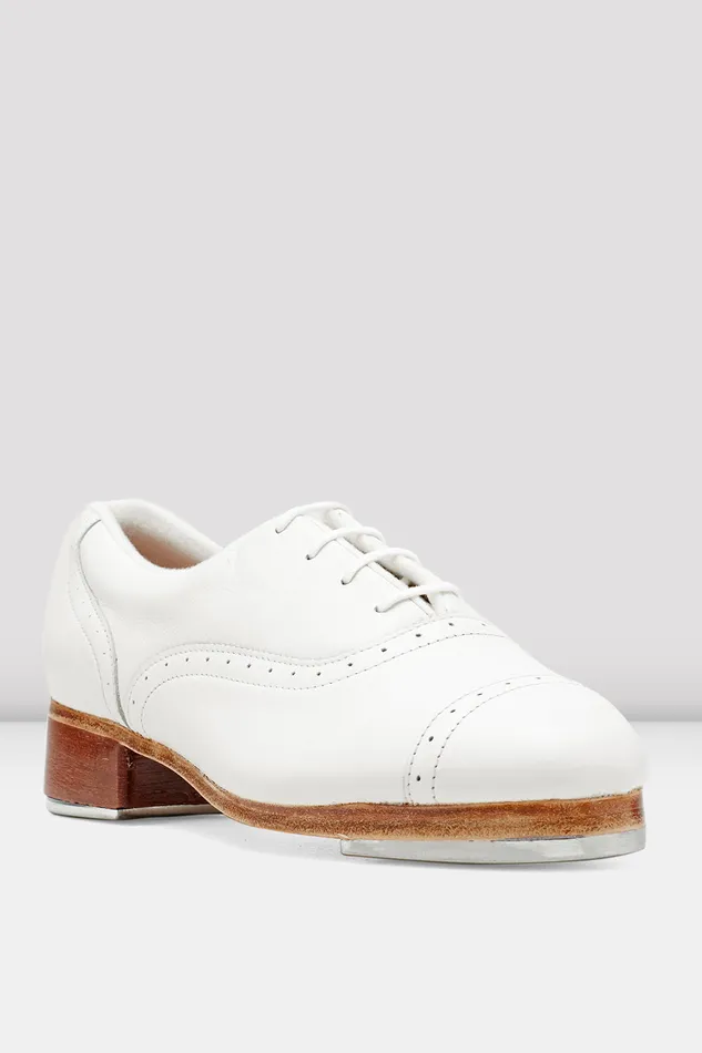 Ladies Jason Samuels Smith Tap Shoes White Leather Tap Bloch Adult