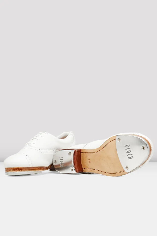 Ladies Jason Samuels Smith Tap Shoes White Leather Tap Bloch Adult