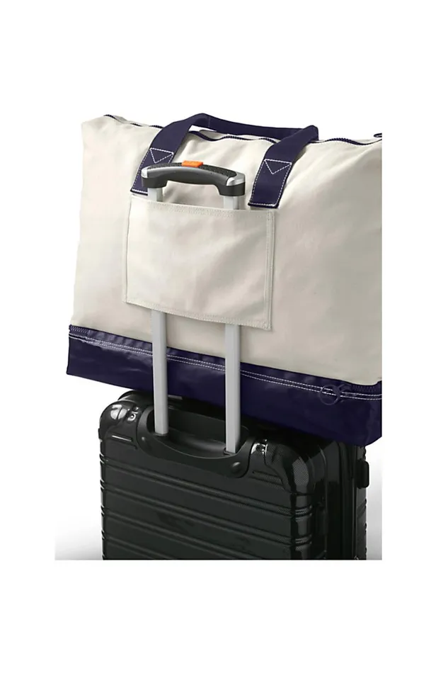 Lands039 End Accessories Men Canvas Getaway Duffle Bag Natural