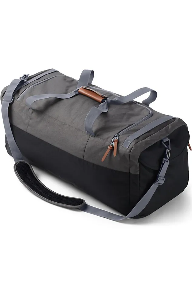 Lands039 End Accessories Men Large Everyday Travel Duffle Bag Oxidized Gray Heather Lands039 End Accessories Men Large Everyday Travel Duffle Bag Oxidized Gray Heather
