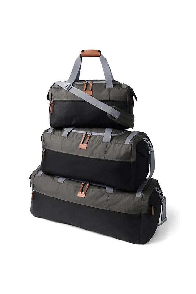 Lands039 End Accessories Men Large Everyday Travel Duffle Bag Oxidized Gray Heather Lands039 End Accessories Men Large Everyday Travel Duffle Bag Oxidized Gray Heather