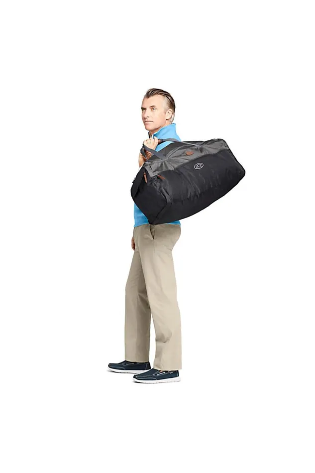 Lands039 End Accessories Men Large Everyday Travel Duffle Bag Oxidized Gray Heather Lands039 End Accessories Men Large Everyday Travel Duffle Bag Oxidized Gray Heather