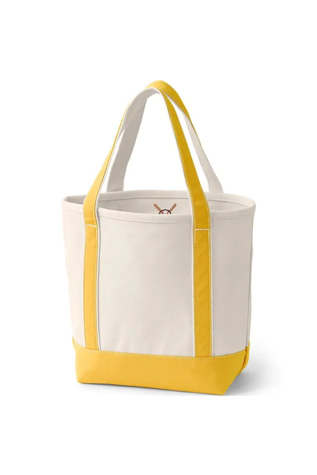 Lands039 End Accessories Men Medium Open Top Canvas Tote Bag Natural Lands039 End Accessories Men Medium Open Top Canvas Tote Bag Natural