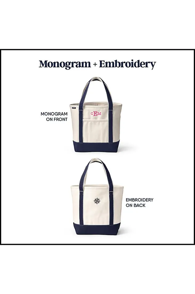 Lands039 End Accessories Men Medium Open Top Canvas Tote Bag Natural Lands039 End Accessories Men Medium Open Top Canvas Tote Bag Natural
