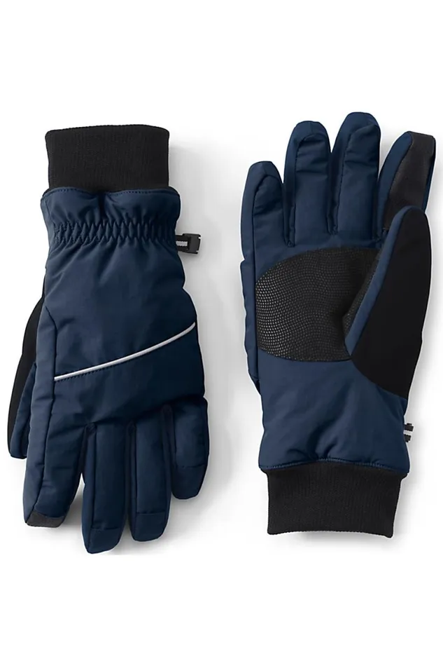 Lands039 End Accessories Men Squall Waterproof Gloves Radiant Navy