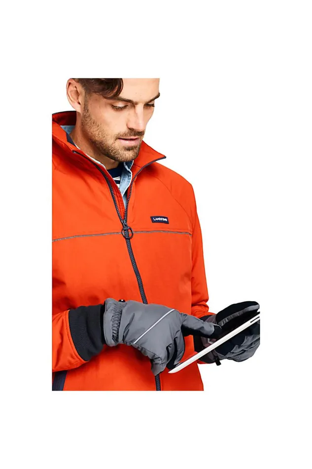 Lands039 End Accessories Men Squall Waterproof Gloves Radiant Navy Lands039 End Accessories Men Squall Waterproof Gloves Radiant Navy