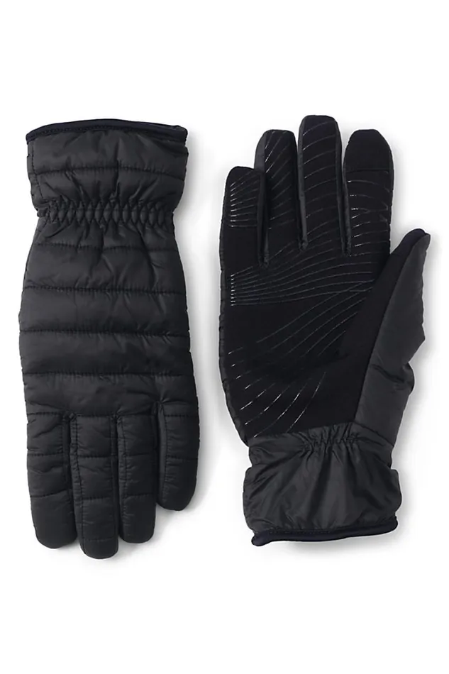 Lands039 End Accessories Women Ultra Lightweight Winter Gloves Black