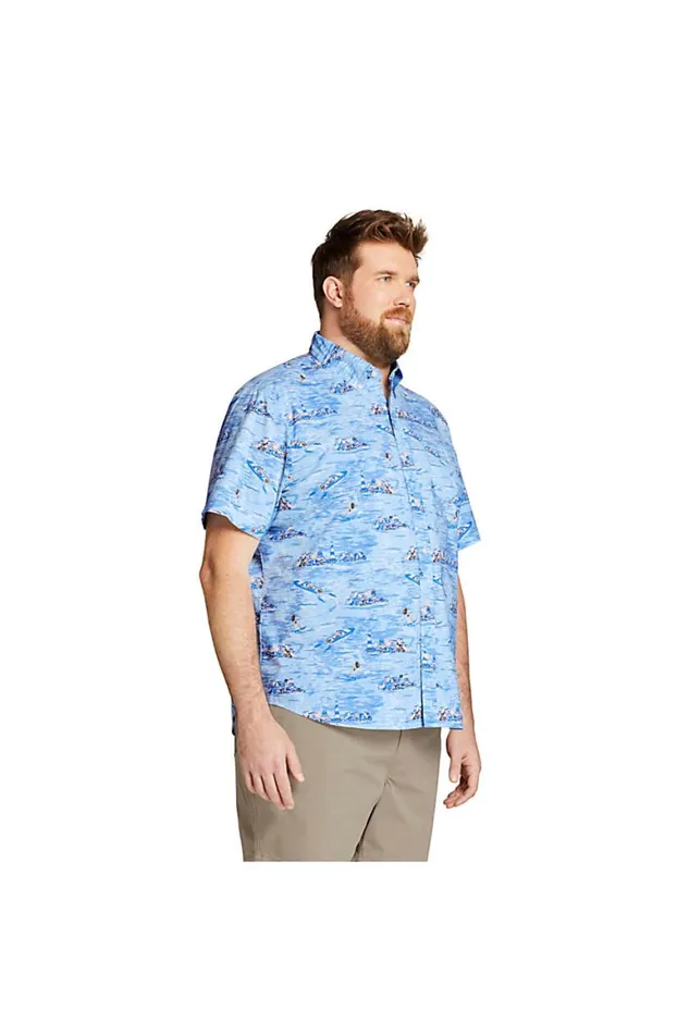 Lands039 End Casual Shirts Men Big And Tall Traditional Fit Short Sleeve Essential Lightweight Poplin Deep Sea Navy Mini Floral Lands039 End Casual Shirts Men Big And Tall Traditional Fit Short Sleeve Essential Lightweight Poplin Deep Sea Navy Mini Floral