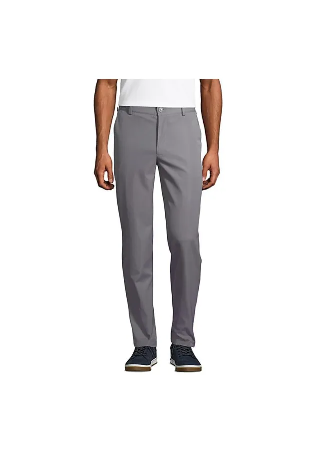 Lands039 End Chinos and Casual Pants Men Active Chino Pants Arctic Gray