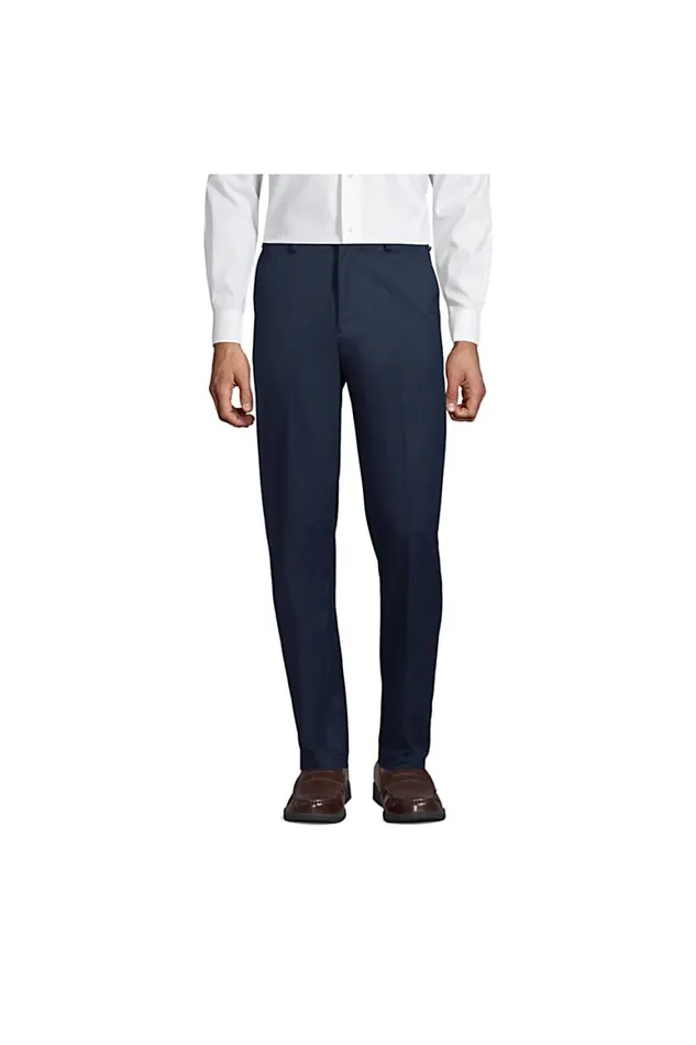 Lands039 End Chinos and Casual Pants Men Dress Pants Classic Navy