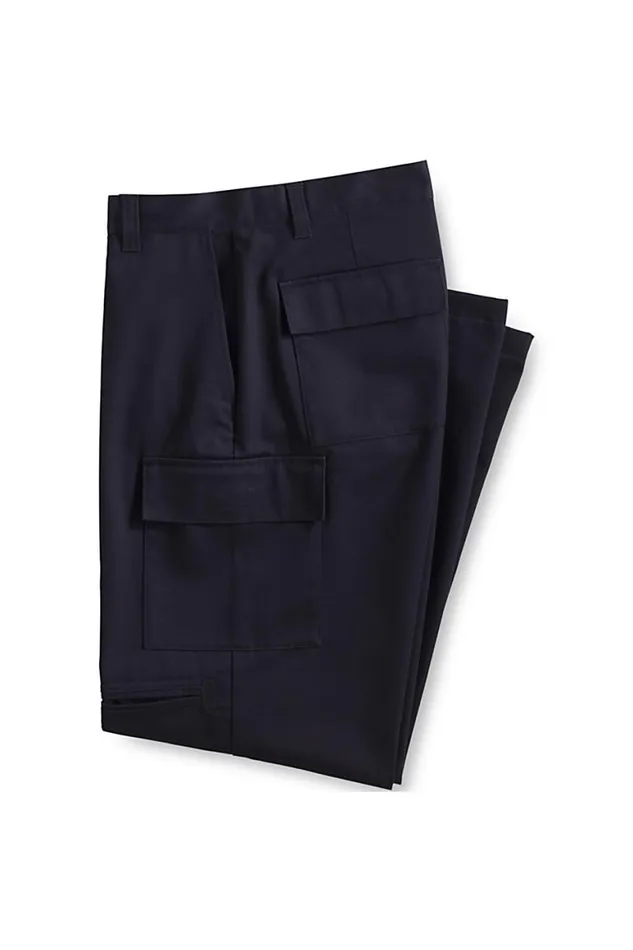 Lands039 End Chinos and Casual Pants Men Knee Pad Cargo Pants True Navy