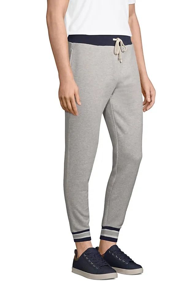 Lands039 End Chinos and Casual Pants Men Serious Sweats Jogger Sweatpants Gray Heather Colorblock Lands039 End Chinos and Casual Pants Men Serious Sweats Jogger Sweatpants Gray Heather Colorblock