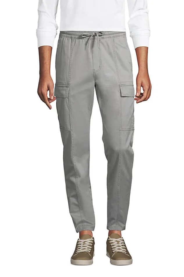 Lands039 End Chinos and Casual Pants Men Slim Fit Cotton Tencel Cargo Jogger Pants Ultimate Gray Lands039 End Chinos and Casual Pants Men Slim Fit Cotton Tencel Cargo Jogger Pants Ultimate Gray