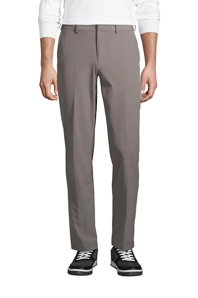 Lands039 End Chinos and Casual Pants Men Traditional Fit Performance Packable Dress Pants Medium Gray Lands039 End Chinos and Casual Pants Men Traditional Fit Performance Packable Dress Pants Medium Gray