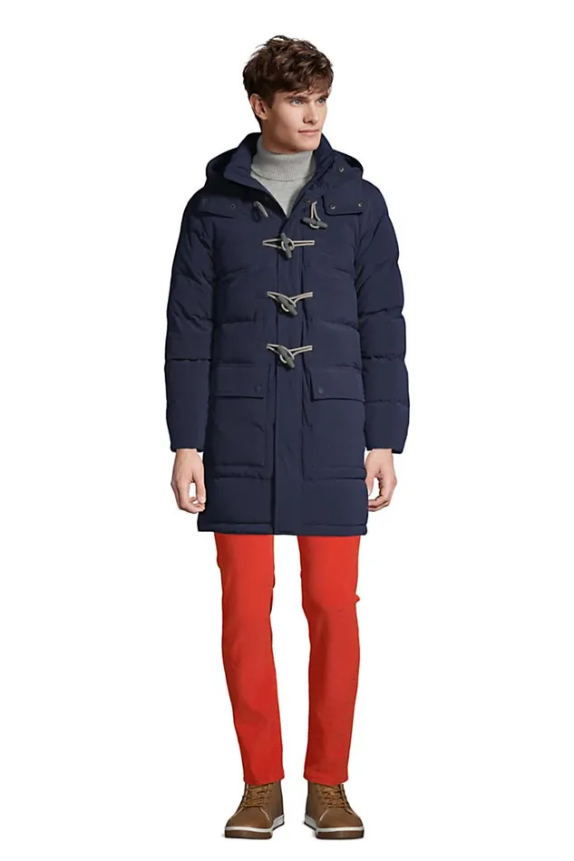 Lands039 End Coats and Jackets Men Down Duffle Coat Radiant Navy Lands039 End Coats and Jackets Men Down Duffle Coat Radiant Navy