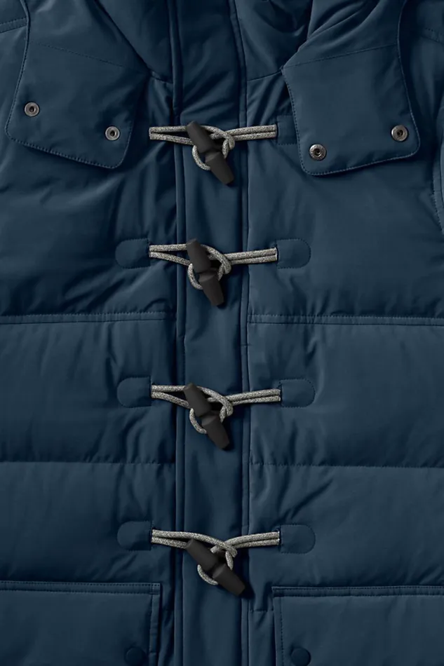 Lands039 End Coats and Jackets Men Down Duffle Coat Radiant Navy Lands039 End Coats and Jackets Men Down Duffle Coat Radiant Navy