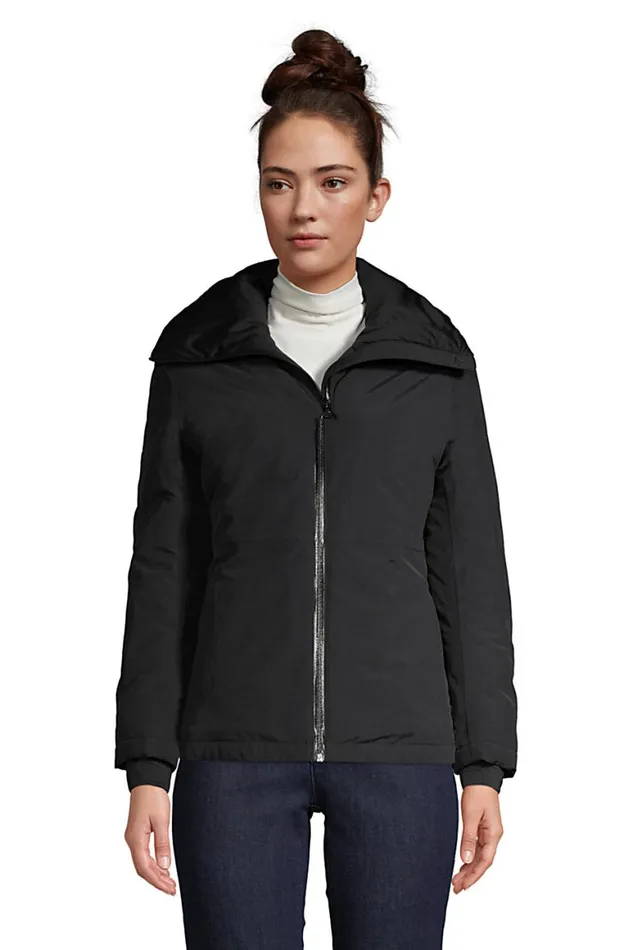 Lands039 End Coats and Jackets Women Enviro Shield Squall Insulated Balaclava Jacket Black Lands039 End Coats and Jackets Women Enviro Shield Squall Insulated Balaclava Jacket Black
