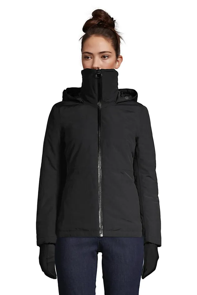 Lands039 End Coats and Jackets Women Enviro Shield Squall Insulated Balaclava Jacket Black Lands039 End Coats and Jackets Women Enviro Shield Squall Insulated Balaclava Jacket Black