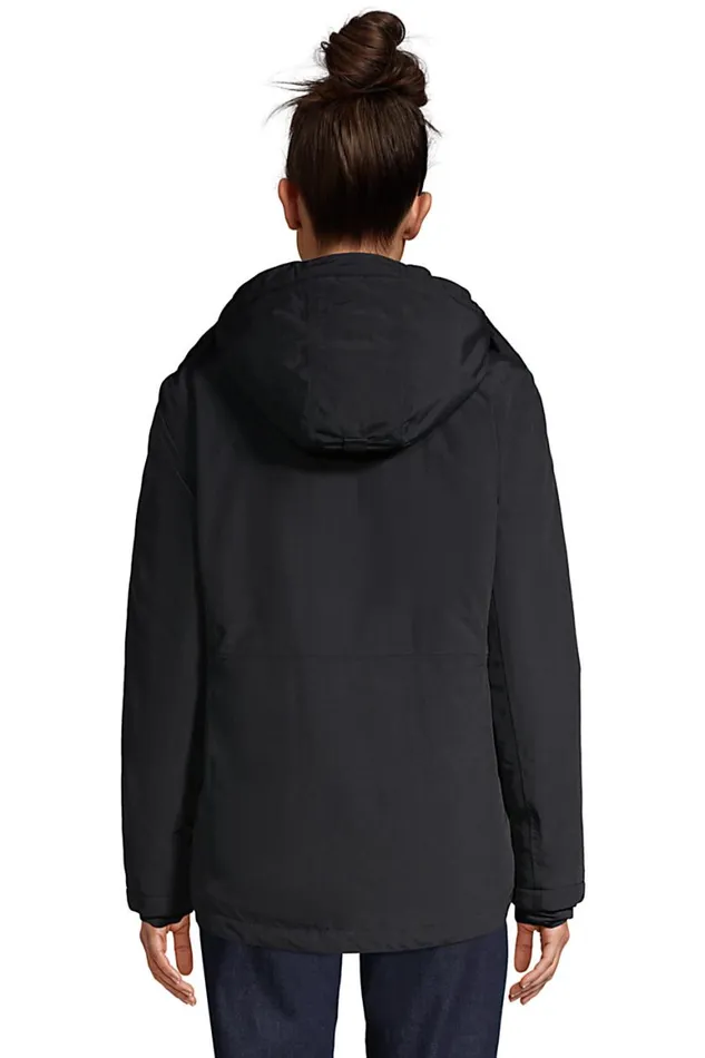 Lands039 End Coats and Jackets Women Enviro Shield Squall Insulated Balaclava Jacket Black Lands039 End Coats and Jackets Women Enviro Shield Squall Insulated Balaclava Jacket Black