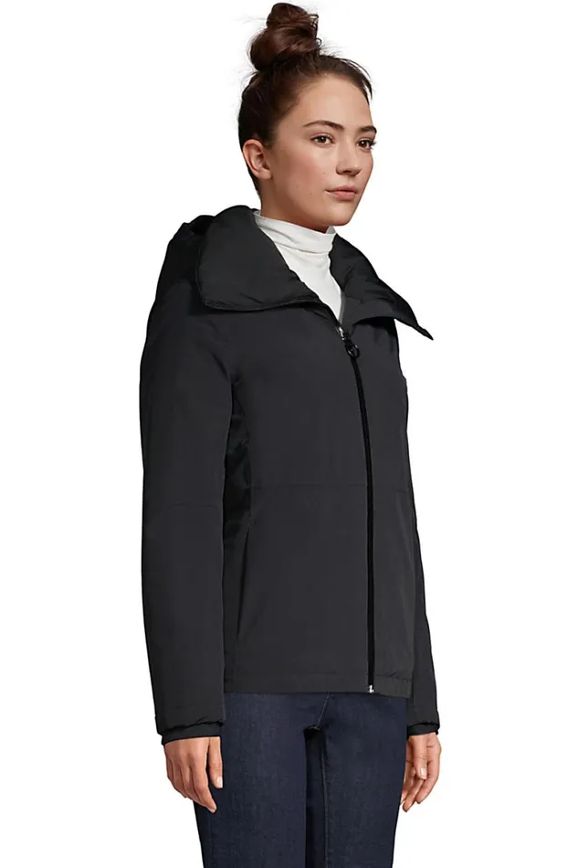 Lands039 End Coats and Jackets Women Enviro Shield Squall Insulated Balaclava Jacket Black Lands039 End Coats and Jackets Women Enviro Shield Squall Insulated Balaclava Jacket Black