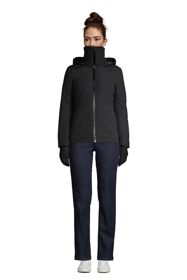 Lands039 End Coats and Jackets Women Enviro Shield Squall Insulated Balaclava Jacket Black Lands039 End Coats and Jackets Women Enviro Shield Squall Insulated Balaclava Jacket Black