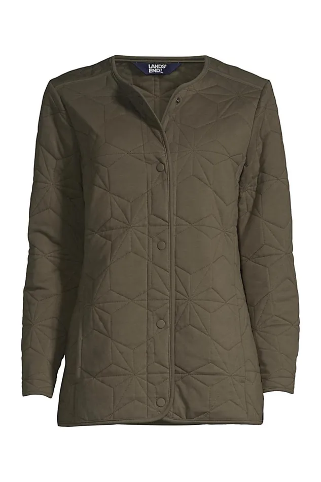 Lands039 End Coats and Jackets Women Insulated Cotton Long Jacket Forest Moss Lands039 End Coats and Jackets Women Insulated Cotton Long Jacket Forest Moss