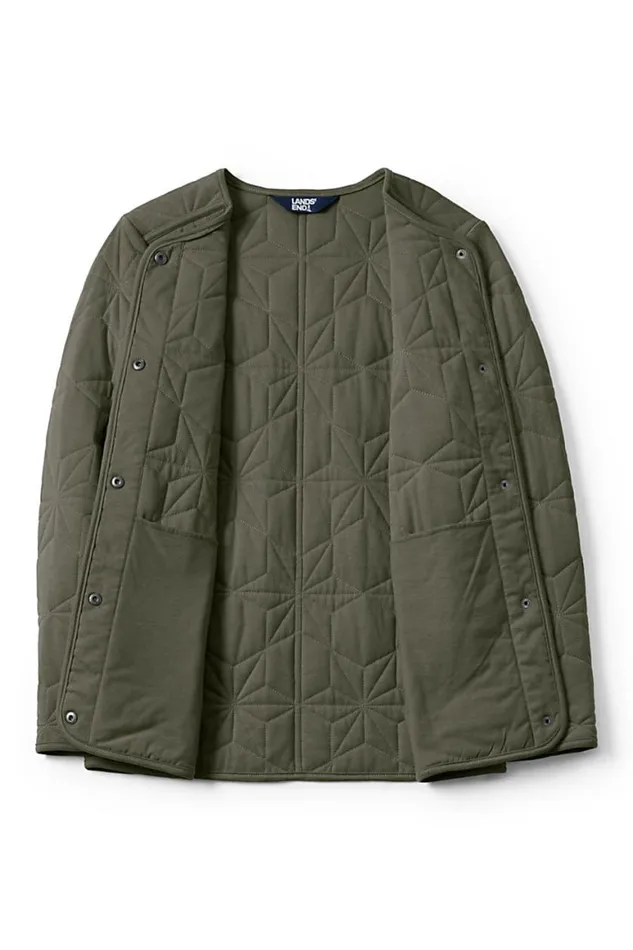 Lands039 End Coats and Jackets Women Insulated Cotton Long Jacket Forest Moss Lands039 End Coats and Jackets Women Insulated Cotton Long Jacket Forest Moss