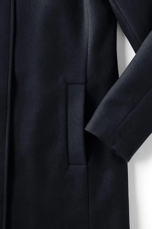 Lands039 End Coats and Jackets Women Insulated Long Wool Dress Coat Black Lands039 End Coats and Jackets Women Insulated Long Wool Dress Coat Black