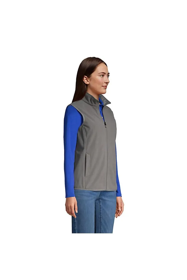 Lands039 End Coats and Jackets Women Marinac Fleece Vest Arctic Gray Lands039 End Coats and Jackets Women Marinac Fleece Vest Arctic Gray