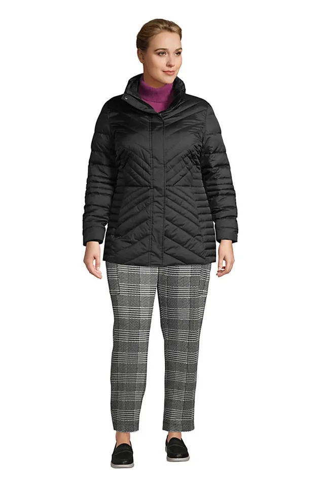 Lands039 End Coats and Jackets Women Plus Size Insulated Plush Jacket Black Lands039 End Coats and Jackets Women Plus Size Insulated Plush Jacket Black