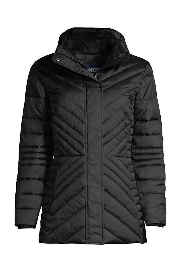 Lands039 End Coats and Jackets Women Plus Size Insulated Plush Jacket Black Lands039 End Coats and Jackets Women Plus Size Insulated Plush Jacket Black