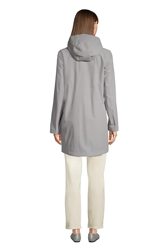 Lands039 End Coats and Jackets Women Squall 3 In 1 Waterproof Winter Long Coat With Hood Dark Cameo Gray Lands039 End Coats and Jackets Women Squall 3 In 1 Waterproof Winter Long Coat With Hood Dark Cameo Gray