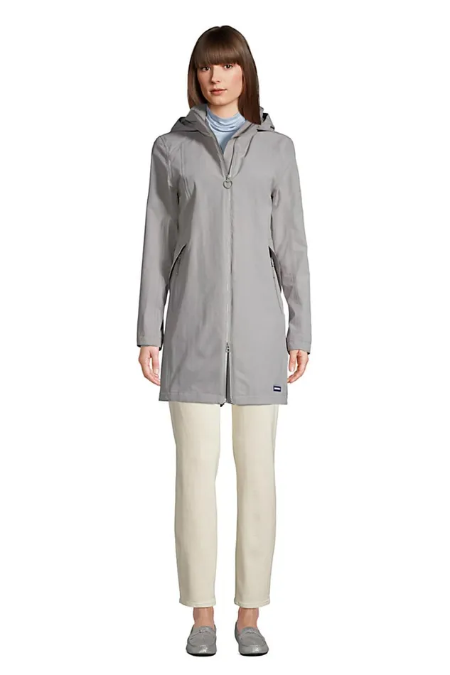 Lands039 End Coats and Jackets Women Squall 3 In 1 Waterproof Winter Long Coat With Hood Dark Cameo Gray Lands039 End Coats and Jackets Women Squall 3 In 1 Waterproof Winter Long Coat With Hood Dark Cameo Gray