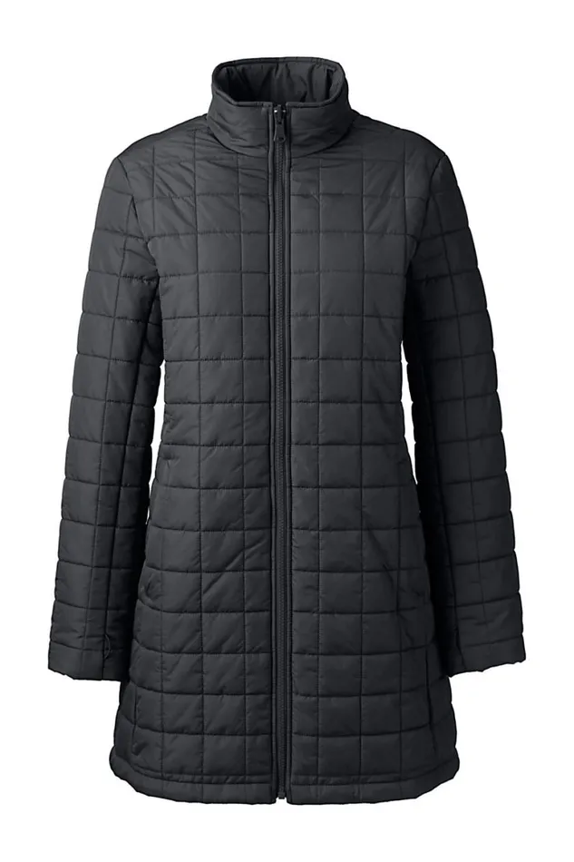 Lands039 End Coats and Jackets Women Squall 3 In 1 Waterproof Winter Long Coat With Hood Dark Cameo Gray Lands039 End Coats and Jackets Women Squall 3 In 1 Waterproof Winter Long Coat With Hood Dark Cameo Gray